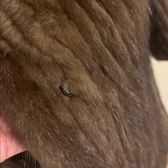 100% Real Vintage Mahogany Mink Fur Coat Beautiful Elegant M - Picture 12 of 14